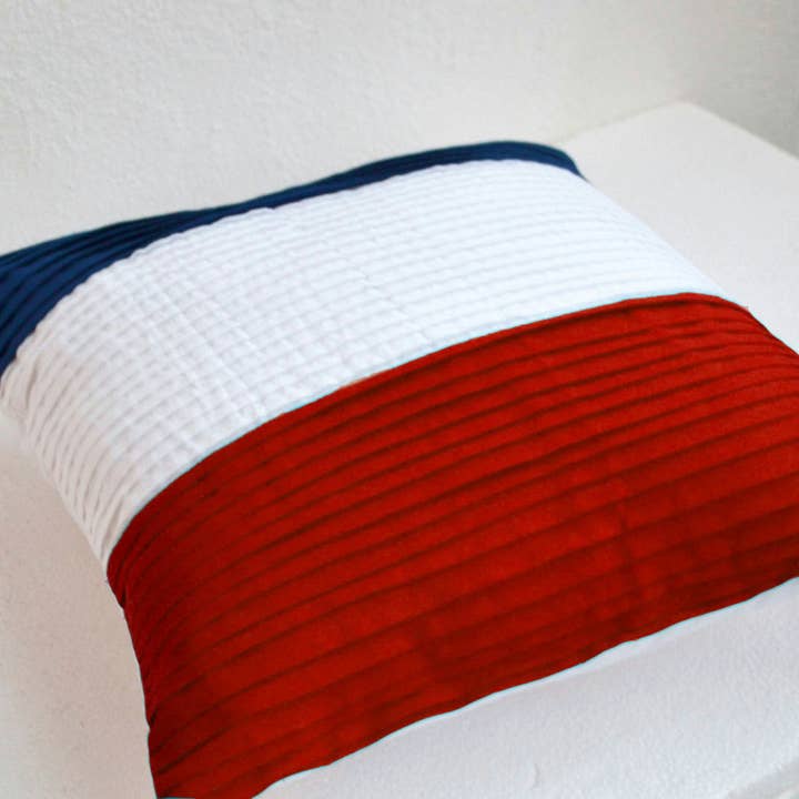 4. Juli Amerikanische Flagge Kissenbezug, Rot Weiß Blau für den Großhandel von Amore Beauté