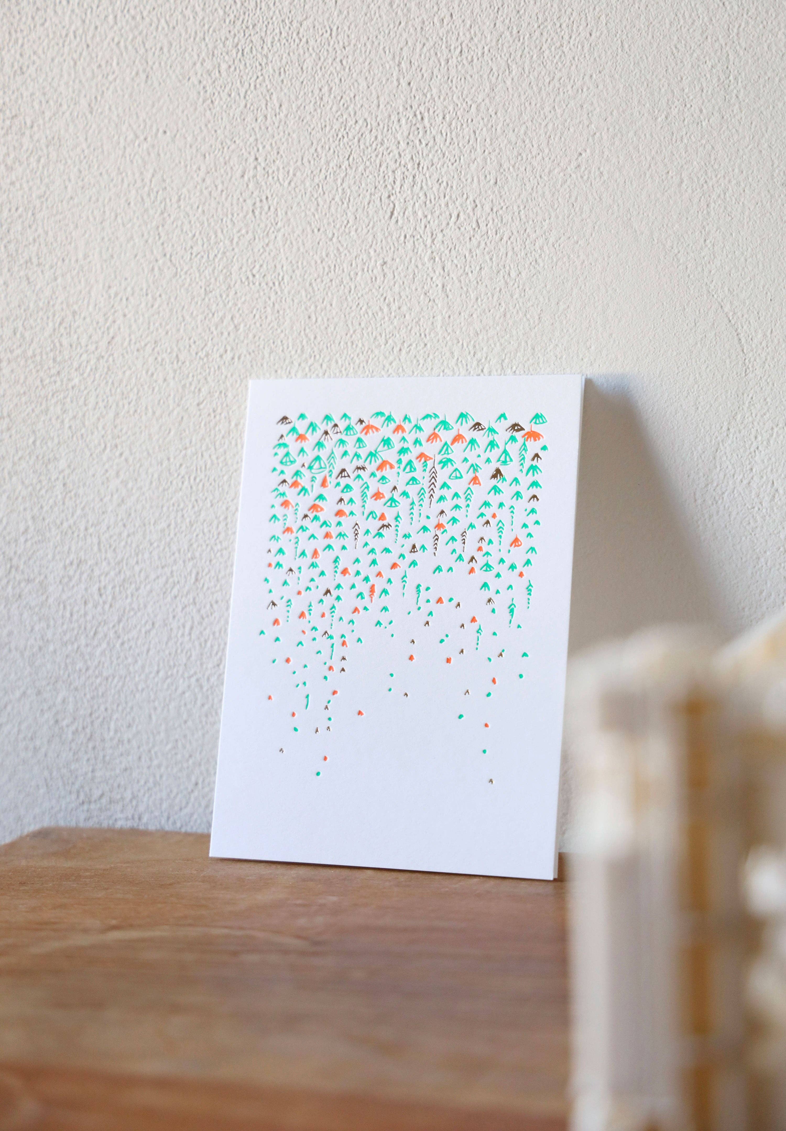 Heing - Wholesale Everyday Greeting Card - The Flowery Rain. Card format7