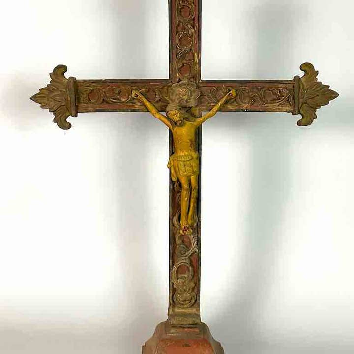 Antik fransk-vietnamesiskt katolskt krucifix för wholesale av The Niger Bend