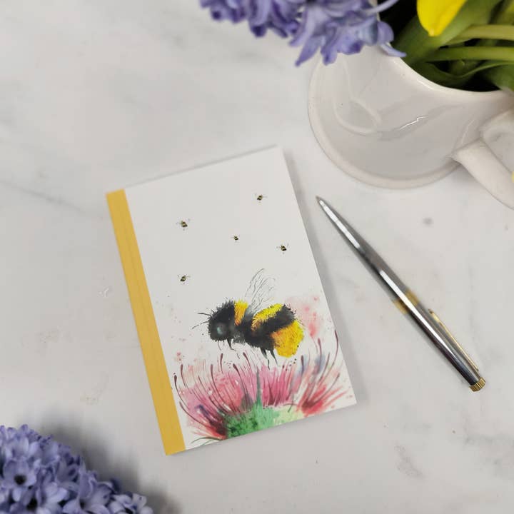 Cuaderno de bolsillo «Thistle & Bee» (A6), paquete de 3 para venta al por mayor de Love Country