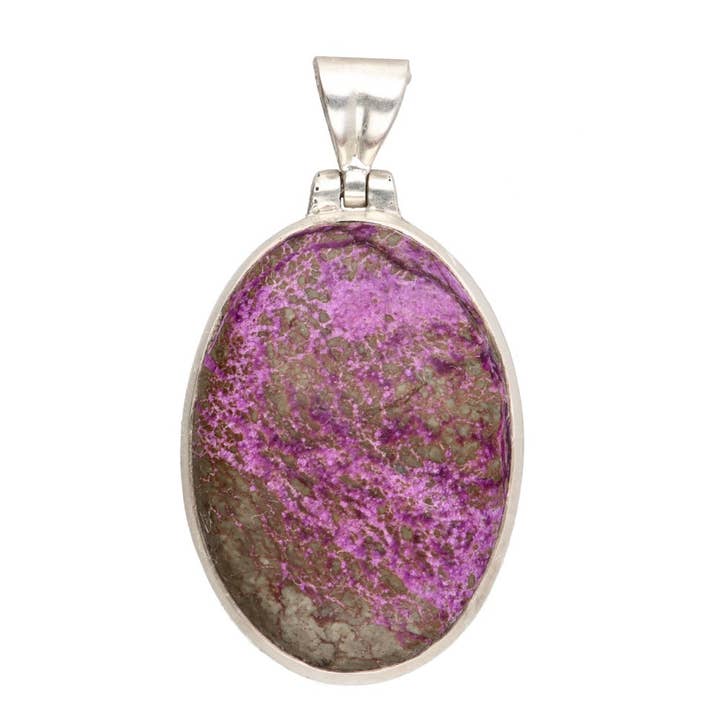 Random Purpurite Pendant in 925 Sterling Silver for wholesale by Vives de la Cortada S.L