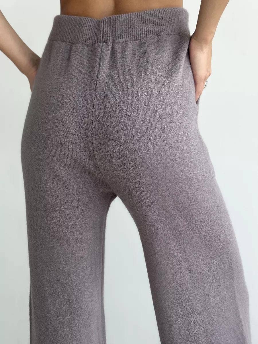 Marayn - Wholesale Top & Pant Set (NOT Loungewear) - Women's - Chic Knit Set Modern European Style for Fall30