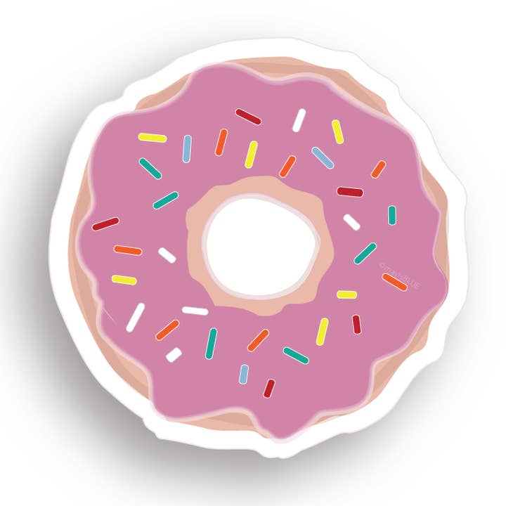 donut sticker for wholesale by mavisBLUE paper goods