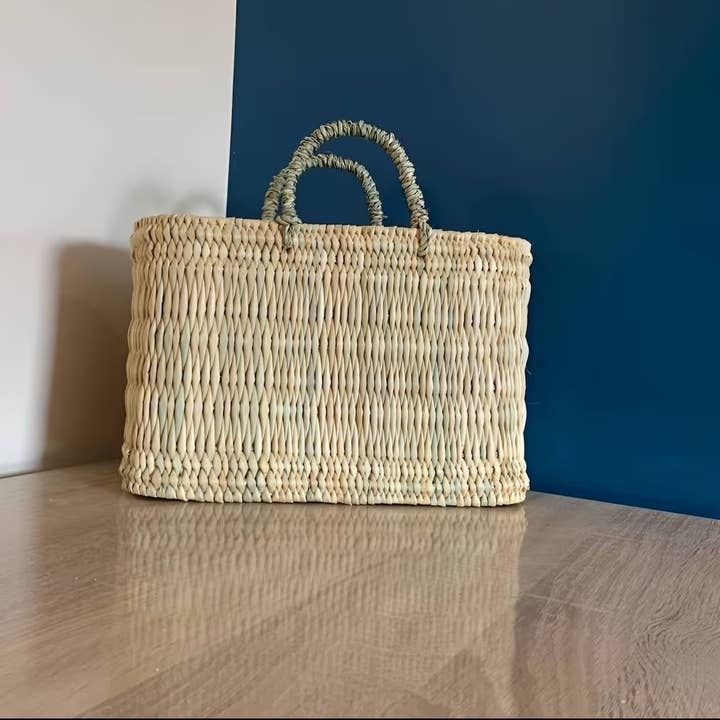Melecraft - Wholesale Beach Bag - Straw bags gardener French wicker basket, Moroccan handmade2