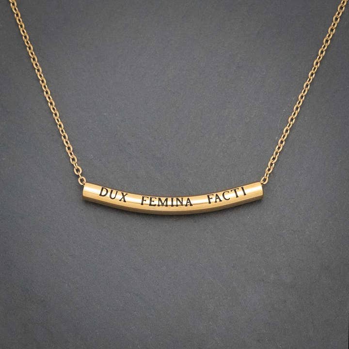 Boutique Academia - Venta al por mayor Collares con colgantes/abalorios - Collar DUX FEMINA FACTI