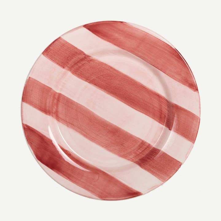 Valsa Home - Wholesale Dinner Plate - Stripes Dinner Plate WS0