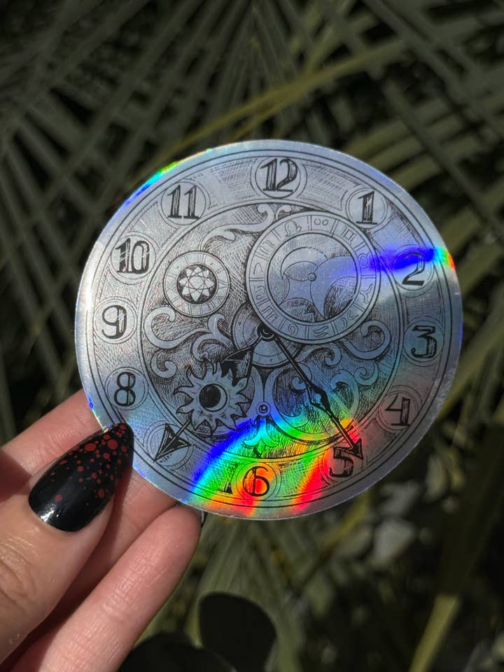 Autocollant d'horloge astronomique pour la vente par The Pretty Cult