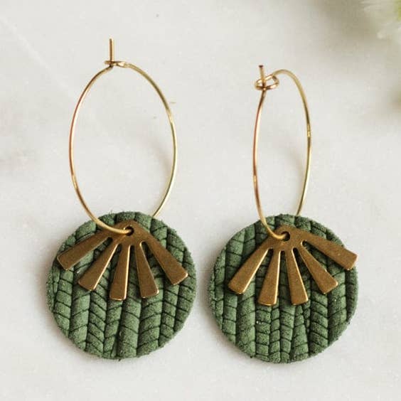 Clover Oakleigh Earrings for wholesale by Sela Designs