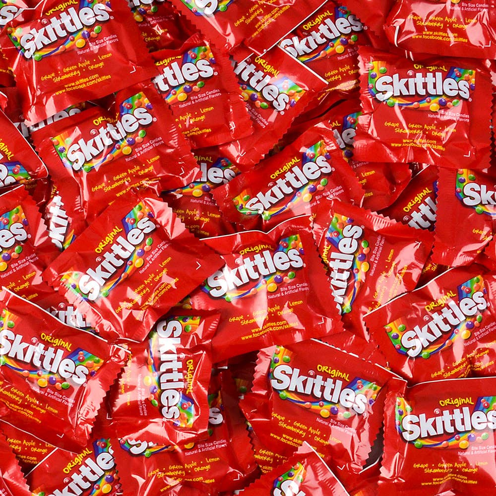 La Luna Bella - Toys - Wholesale Classic Toy - Kids - SKITTLES BULK FUN SIZE ORIGINAL 650PCS/CASE LLB kids toys1