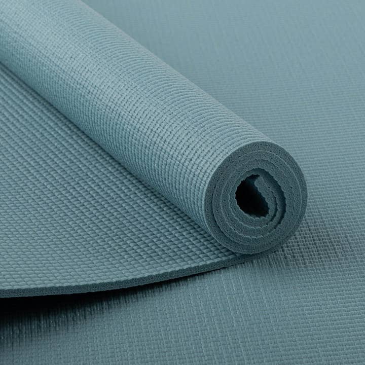 Bodynova - Wholesale Yoga Mat - HAMSA HAND design yoga mat, The Leela Collection light blue
