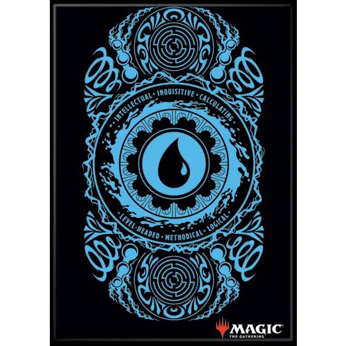 Magic the Gathering Blue Island Mana Magnet 2.5" x 3.5" for wholesale by Ata-Boy