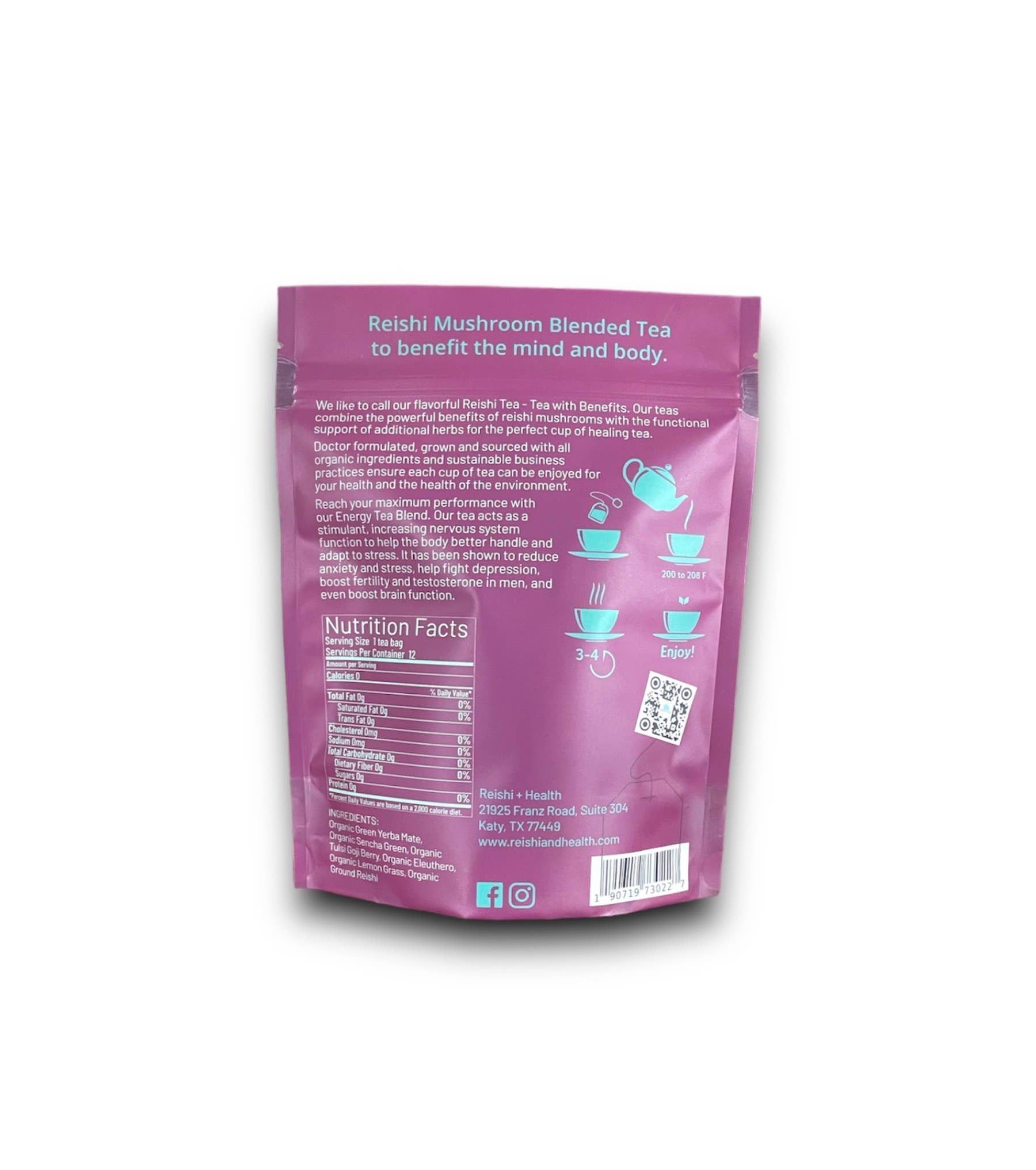 Reishi & Health - Wholesale Health/Detox Tea - ENERGY Reishi Mushroom Tea3
