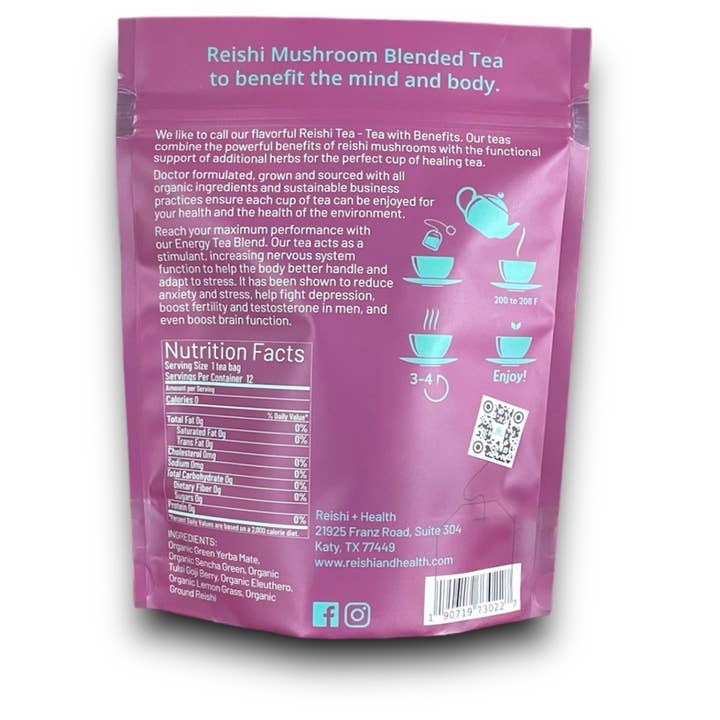 Reishi & Health - Wholesale Health/Detox Tea - ENERGY Reishi Mushroom Tea3