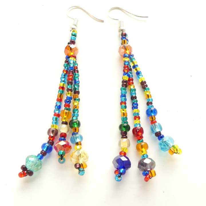 Zelda Earrings - Assorted Colors for wholesale by DIAMANTI DESIGNS