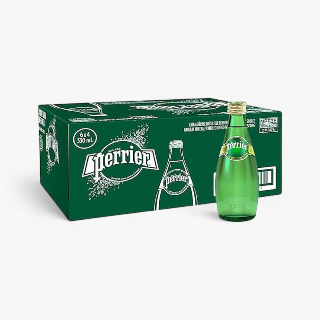 L&F Universal Goods - Wholesale Sparkling Water - Perrier Sparkling Water Glass 24/330Ml0