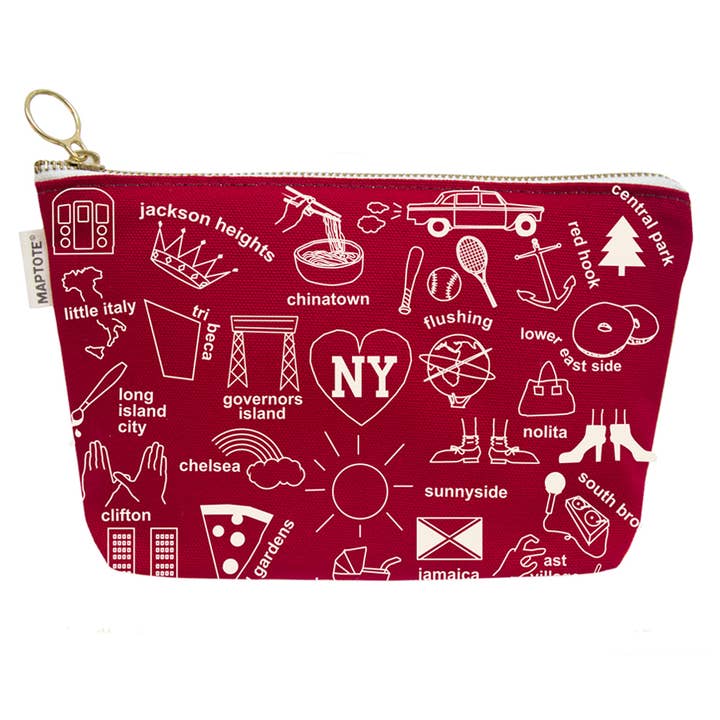 Maptote - Wholesale Pouch - Women's - New York City Zipped Pouch6
