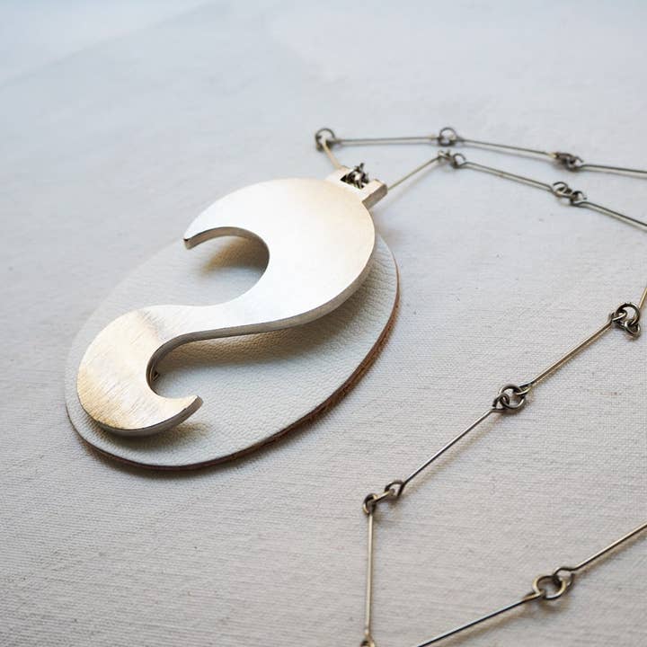 Pendant S 70s design necklace for wholesale by Buttons Paradise