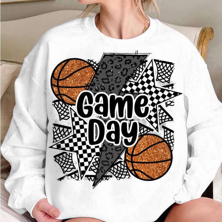 Maglietta da basket con finto scintillio per il giorno della partita, stagione di football per la vendita all'ingrosso da parte di NVC Ecommerce LLC