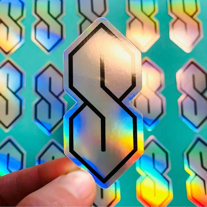90s Sticker Holographic Cool S, Stussy S, Super S for wholesale by Otto's Grotto
