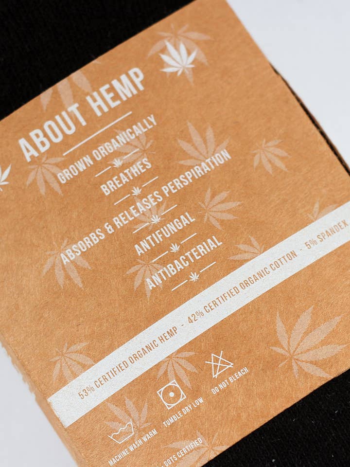 HIGH STANDARDS HEMP SOCKS-2 PAIR PACK for wholesale on Faire3