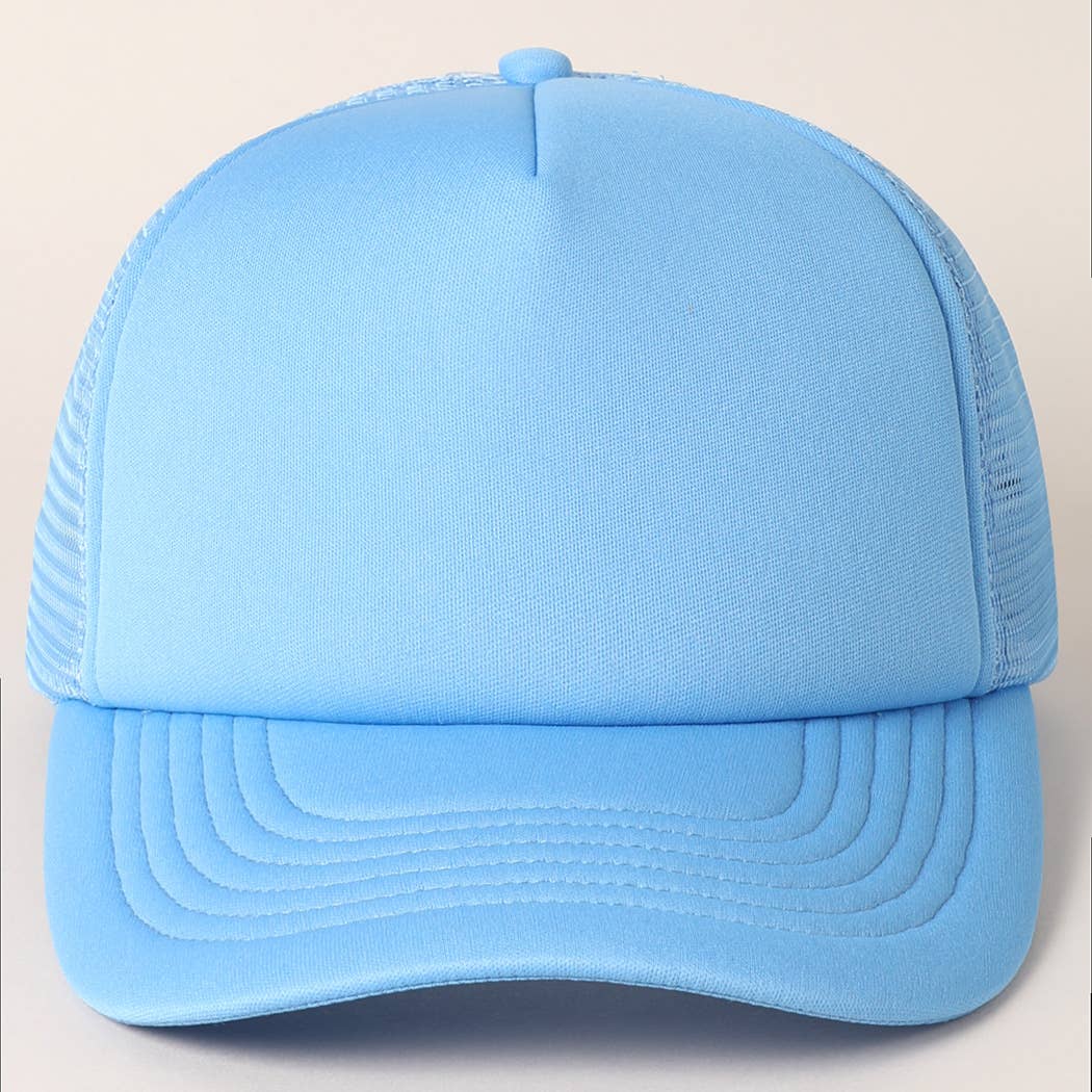 Fashion City - Vendita all'ingrosso Cappellino  da camionista - Unisex - Cappellino trucker con retro in rete e schiuma a tinta unita9