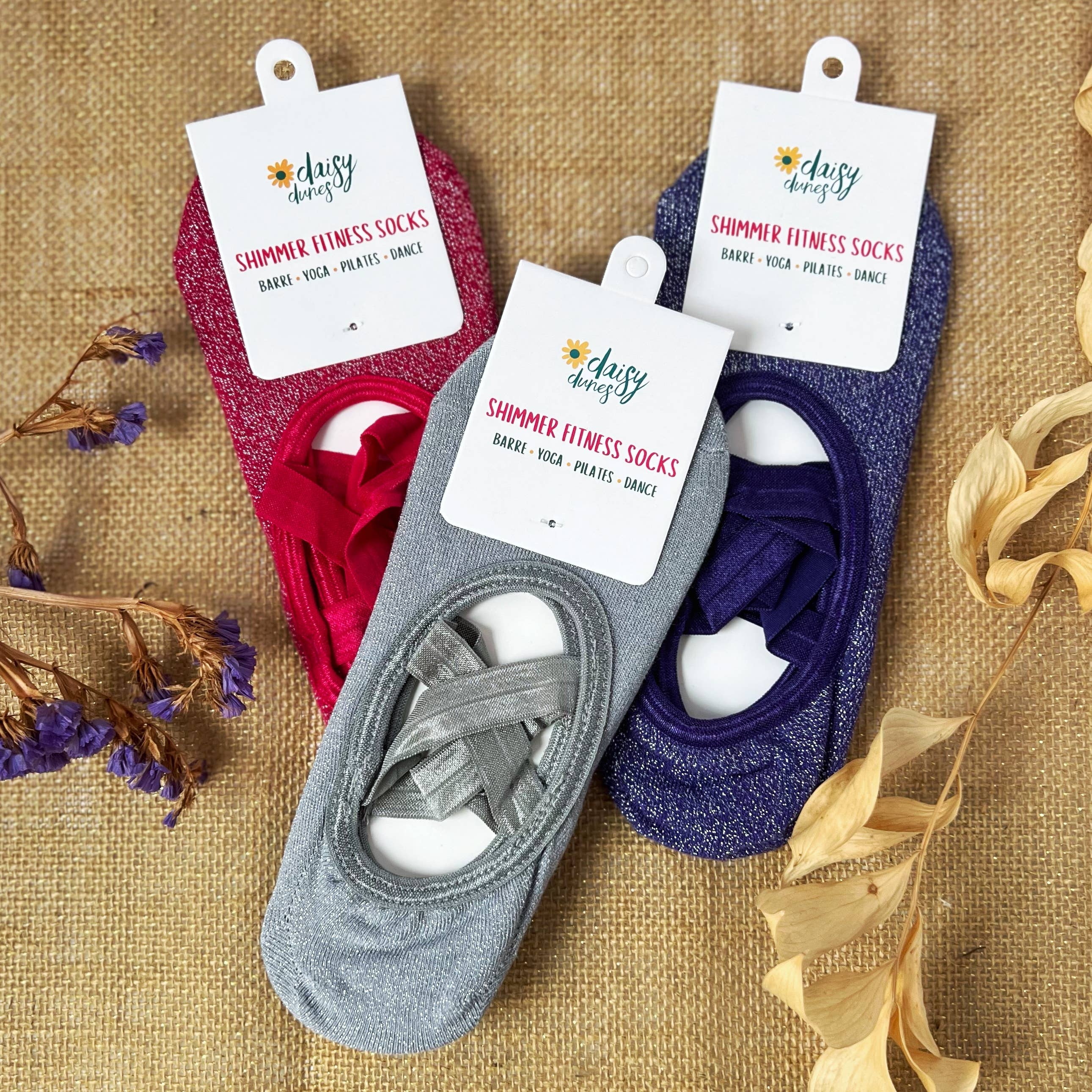 Daisy Dunes - Vente Chaussettes – femme - Chaussettes de fitness Shimmer13