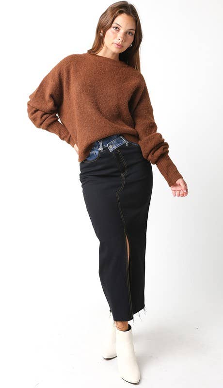 Olivaceous - Wholesale Pullover-trui - Dames - Julien Trui38