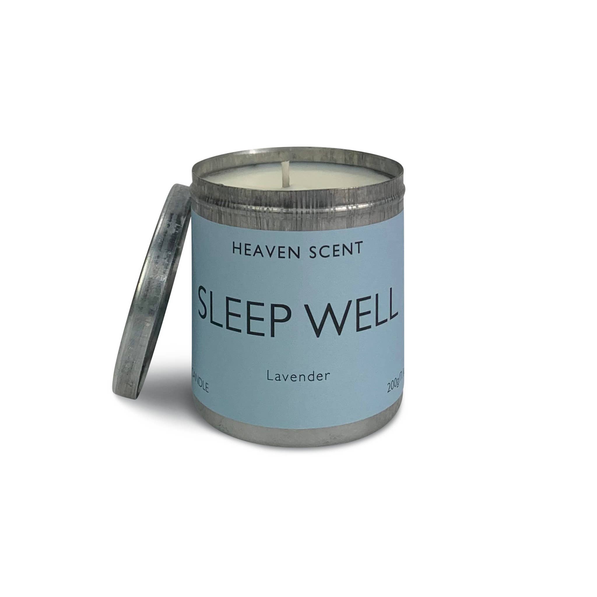 Heaven Scent Incense Ltd - Wholesale Travel Candles - Wellbeing Range - 200g Tin Candle3