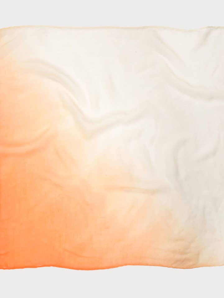 Hand-dyed degradè scarf in pure cashmere for wholesale by Abstract