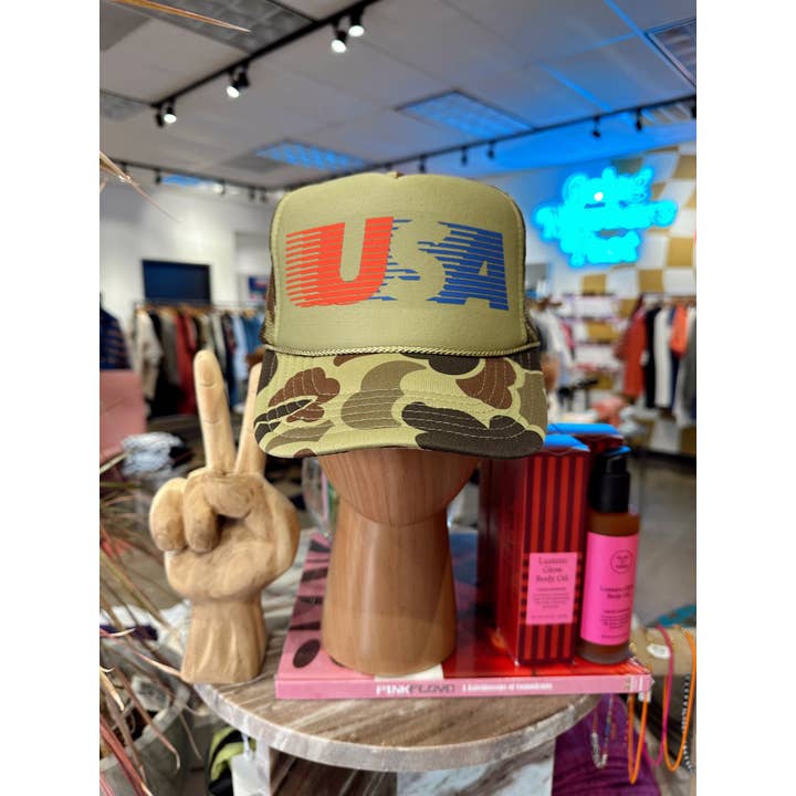 Ascot + Hart - Vente Casquette de camionneur – unisexe - Rétro USA Trucker2