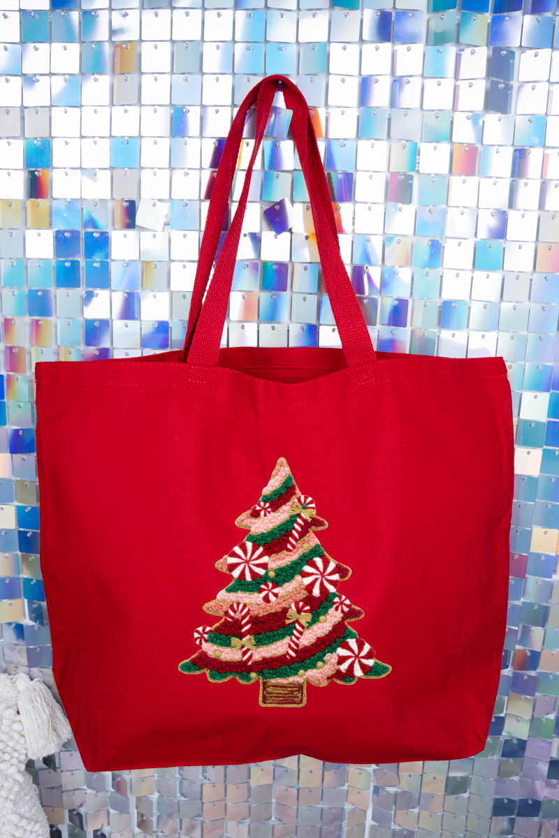 Wholesale Accessory Market - Vente Tote bag – femme - Faux fil souhaits de canne à sucre en bonbon toile grand cabas9