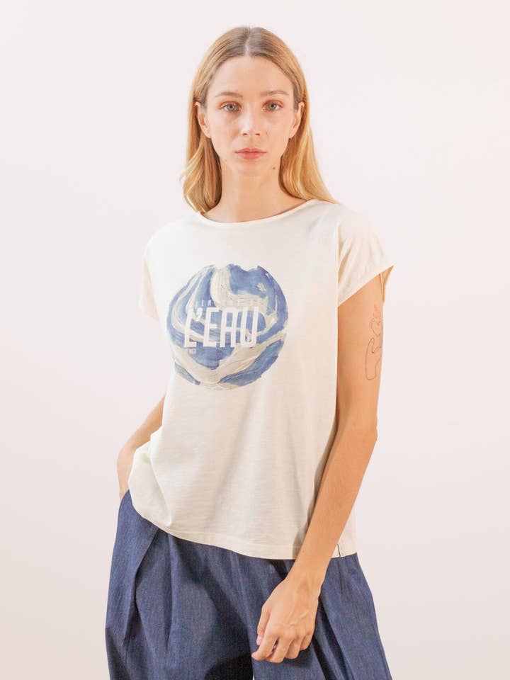 T-shirt con stampa per la vendita all'ingrosso da parte di PAN Producto Básico