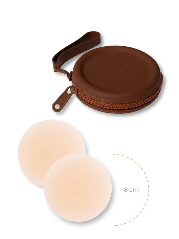 Boob-eez - Wholesale Nipple Pasties - Women's - x1 Silicone Travel Case + x1 Pair of "Headlight Hiders"38