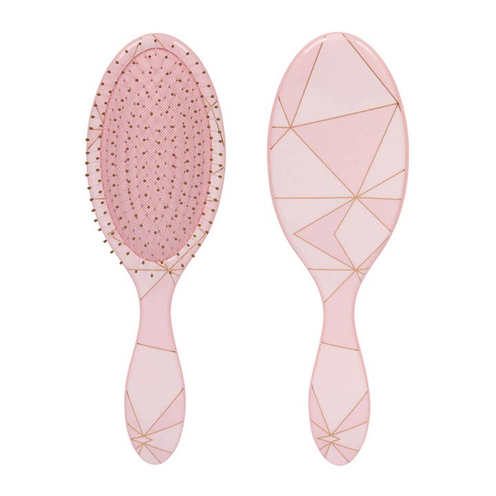 PINEAPPLE Beauty - Wholesale Hair Brush/Comb - CALA 66801 Wet-N-Dry Detangling Hair Brush Pink - 6pc