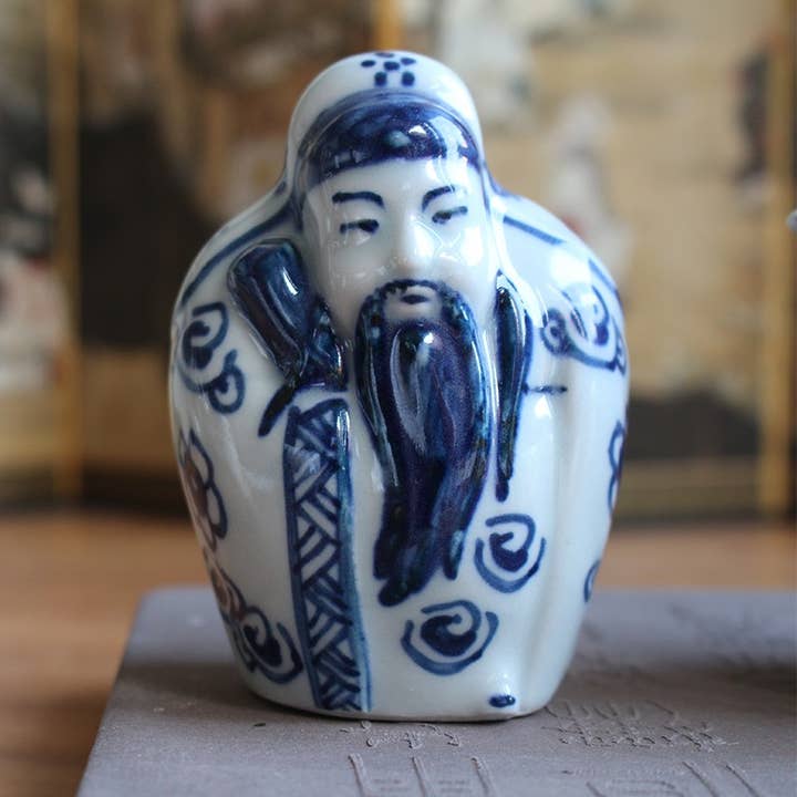 Tea soul – Engroshandel Pyntefigur – Sæt porcelænsfigurer af Fukurokuju1