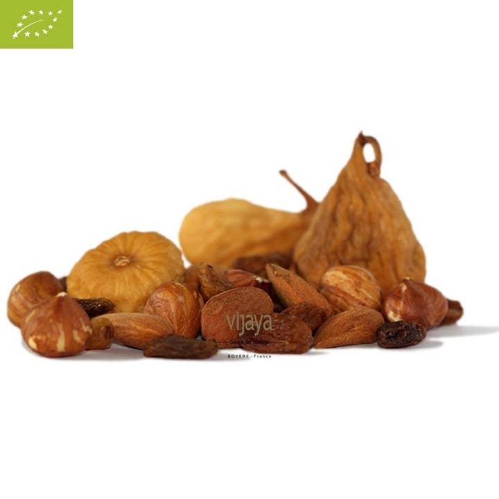 VIJAYA - SAS J.L. BOYERE - Wholesale Dried/Dehydrated Fruit - Mel 4 Beggars (Grape, Fig, Almond, Hazelnut) -5 kg-Organic*