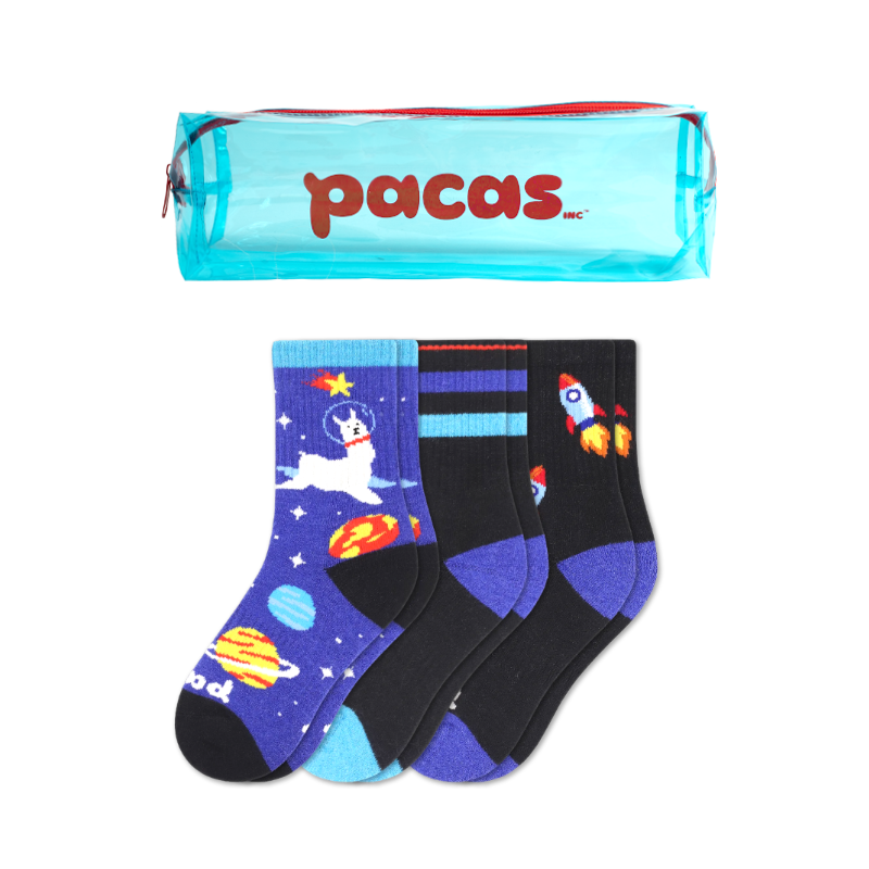 Pacas - Wholesale Socks - Kids - 3 Pack - Kids' Crew Pacas Socks2