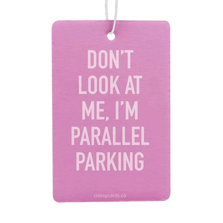 Ambientador de estacionamiento paralelo para venta al por mayor de Classy Cards Creative