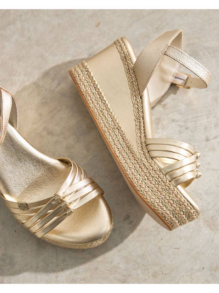 POPA - Wholesale Wedges - Women's - Saphire Gold Wedge3