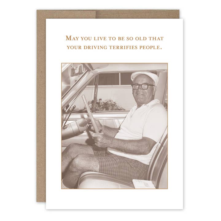 Shannon Martin Design - Wholesale Birthday Card - Driving Birthday Card