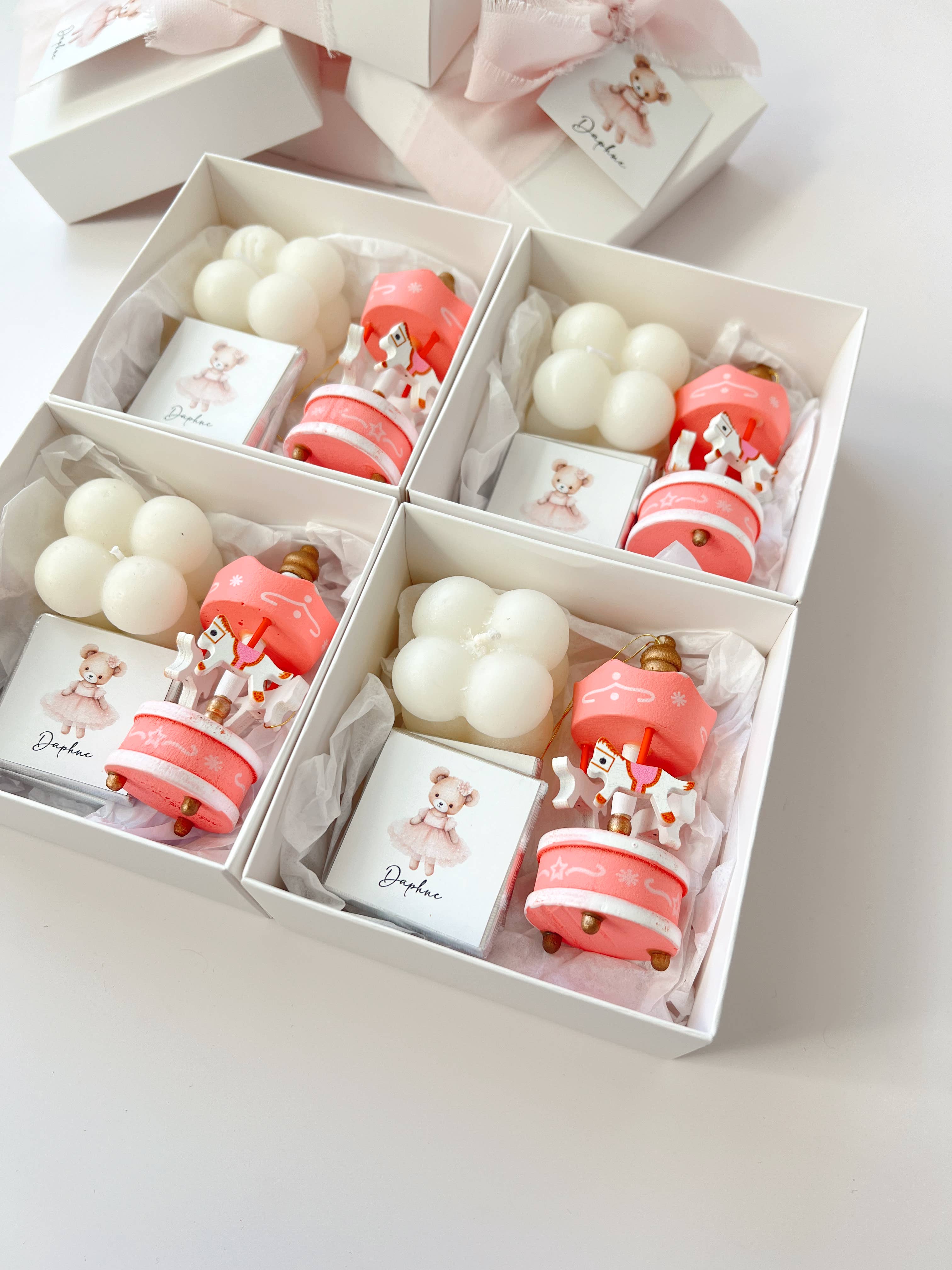 Uniq Favors - Wholesale Party Favor - Carousel Concept Favors Box, Carnival Theme Baby Shower Gift5