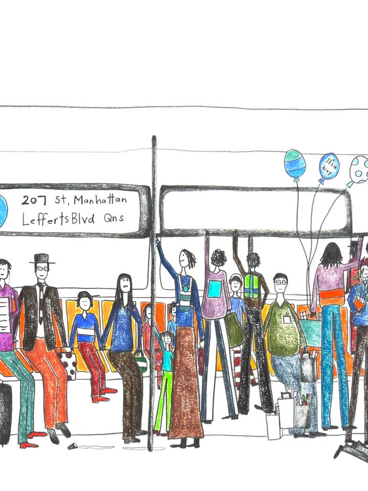 The "A" Train Print Small 8" x 10" for wholesale by Natchie