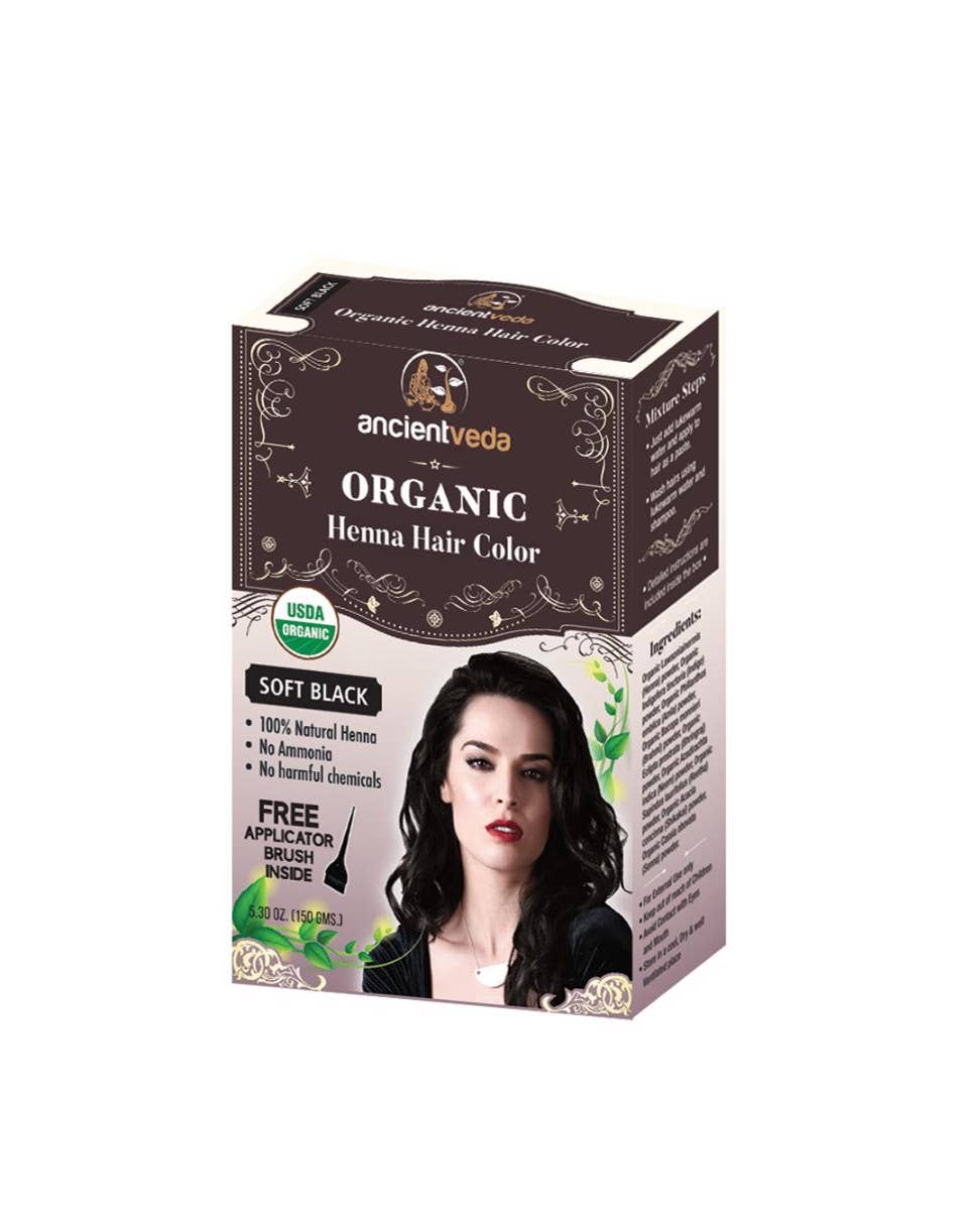 Ancientveda - Wholesale Hair Dye - Organic Soft Black Henna (150 gms)