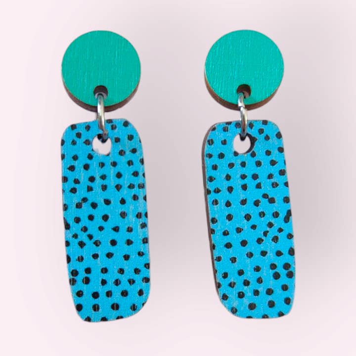 Orecchini Kudelma Turchese/Blu per la vendita all'ingrosso da parte di Törmi Design