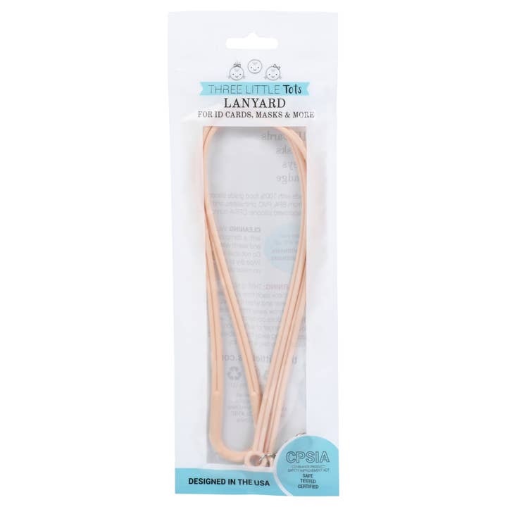 Three Little Tots - Vente Lanière – femme - Lanière en silicone pour badges d'identité, masques, kets et plus encore2