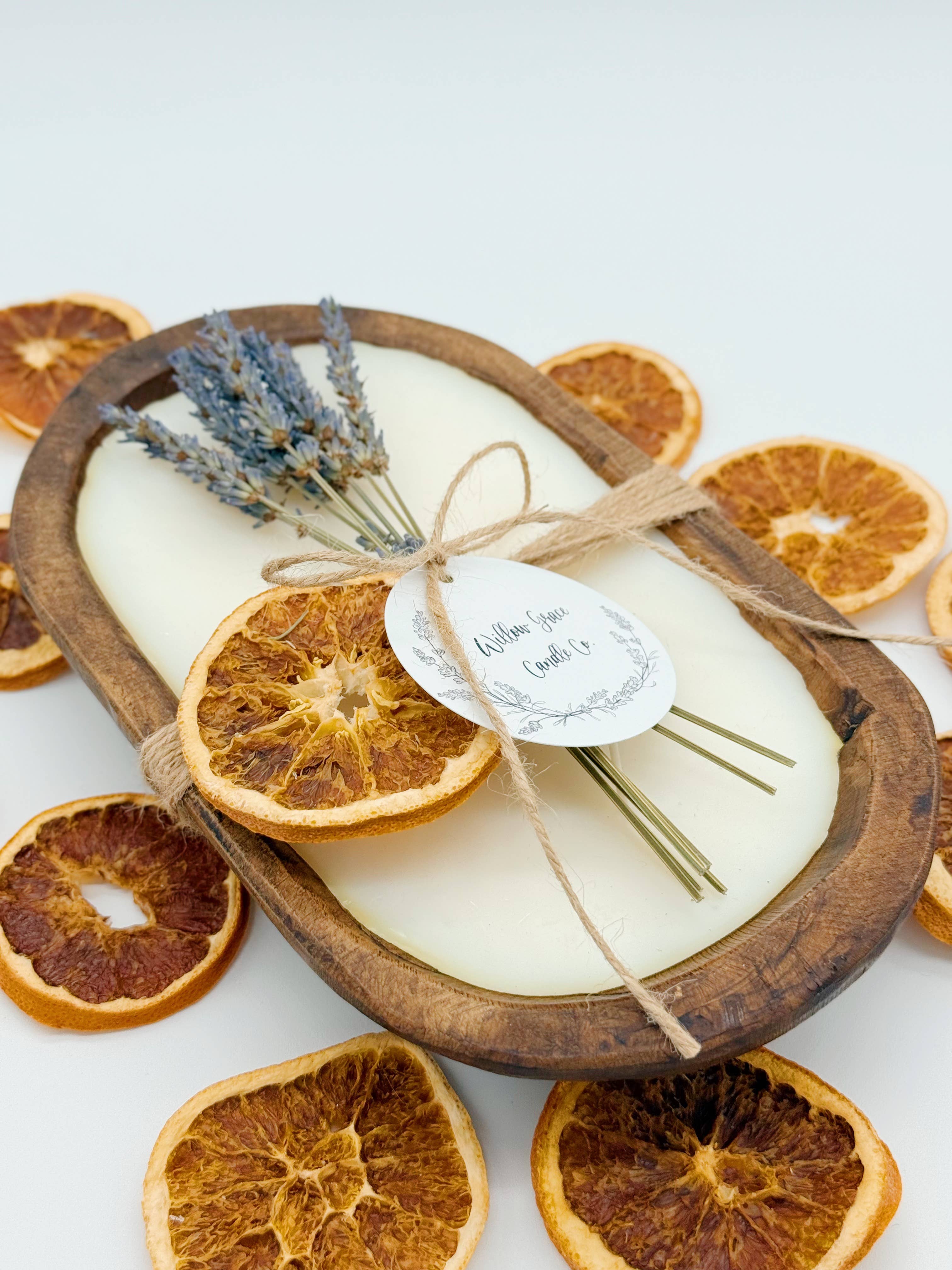 Willow Grace Candle Co - Wholesale Jar/Filled Candle - Summer Citrus Petite Dough Candle1