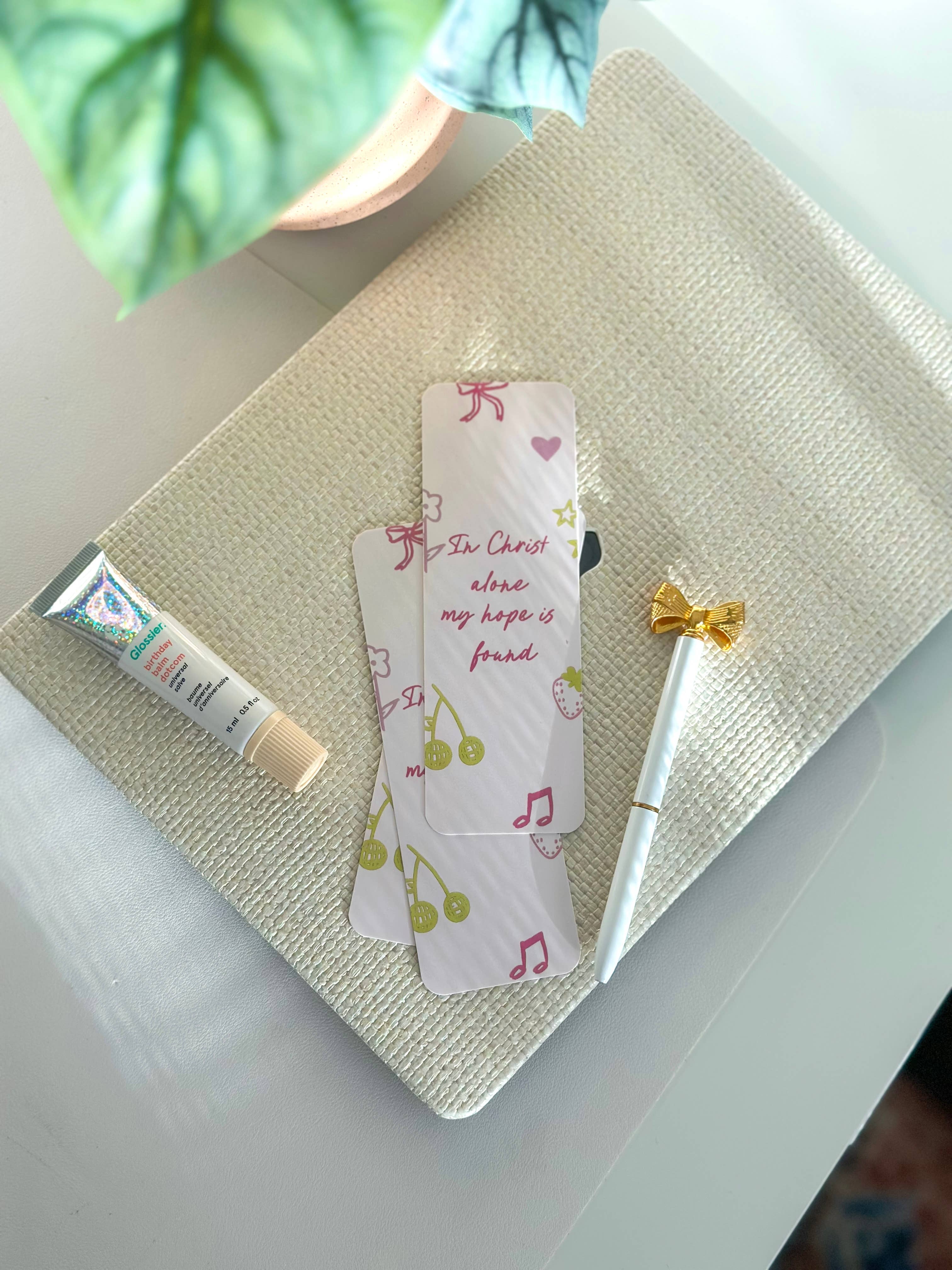 Grow in Grace – wholesale Bokmärke – Bara i Kristus finns mitt hopp, Bibelbokmärke, Jesus rädda1