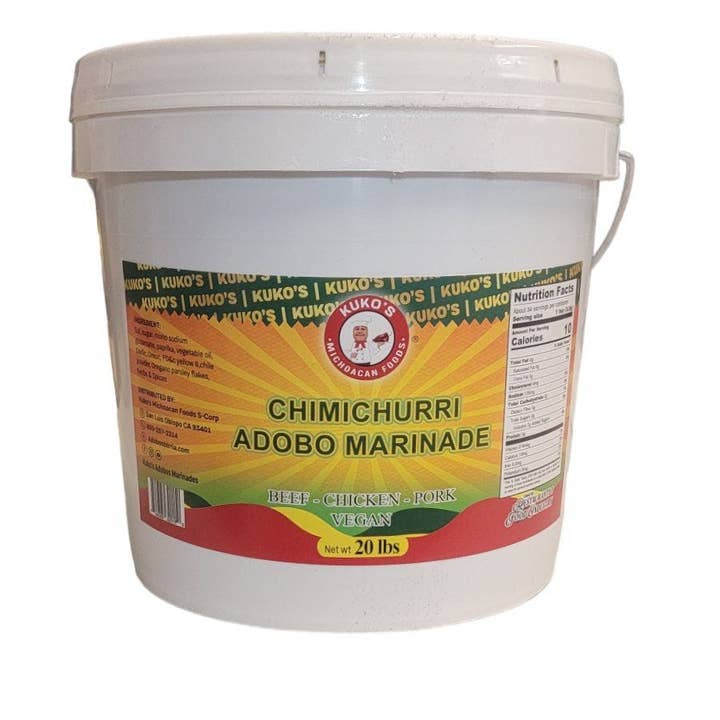 Kuko's adobos marinade sauce and seasoning – wholesale Marinad – Chimichurri marinad 20 kg.