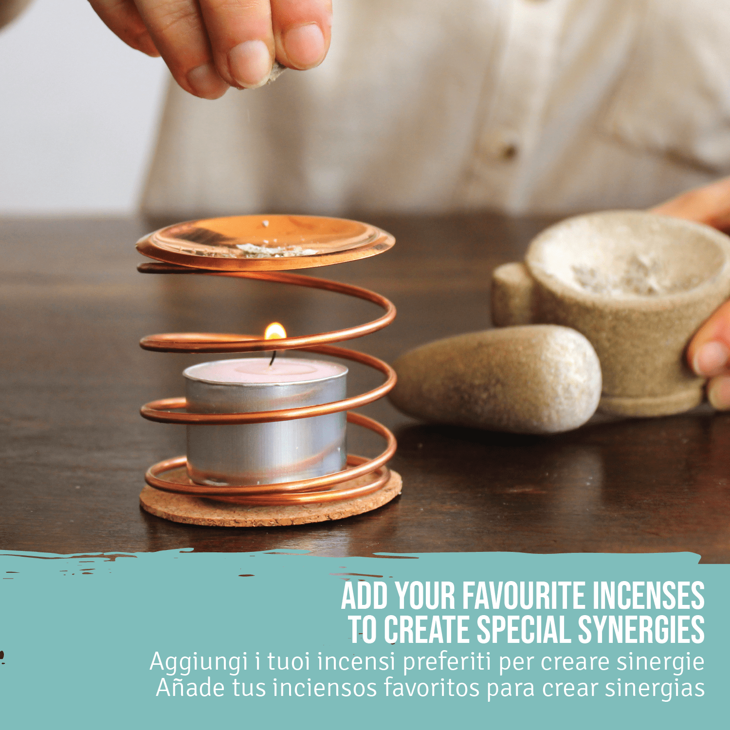 Herborea srl – wholesale Rökelse – Vit kopalharts – 15 g (0,5 oz)5