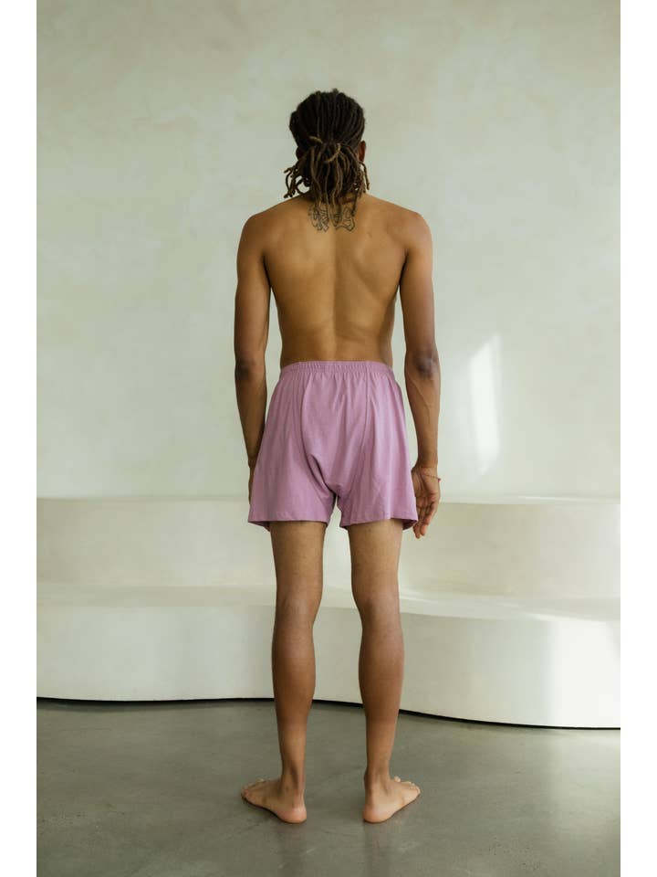 UNA PLUMA - Wholesale Underwear - Unisex - Breathable Boxers - Linen organic cotton blend loose boxers